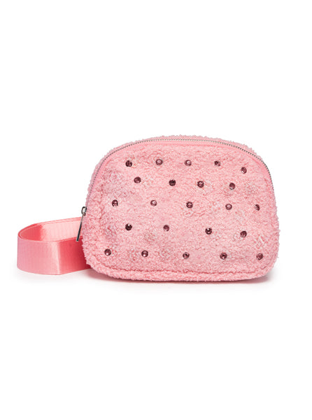 Pink Crystal Belt Bag