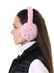 Pink Crystal Earmuff