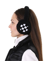 Black Checker Earmuff