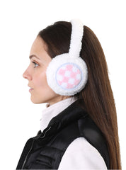 Pink Checker Earmuff