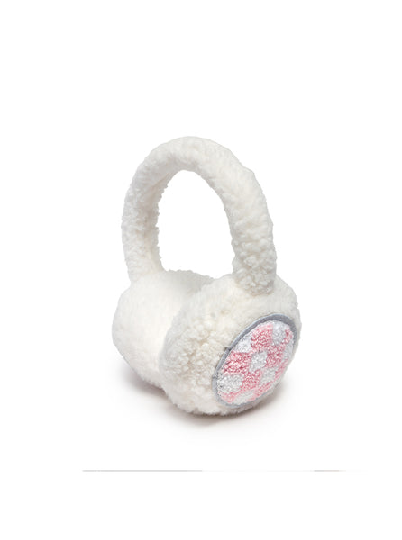 Pink Checker Earmuff