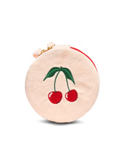 Cherry Jewelry Zip Case